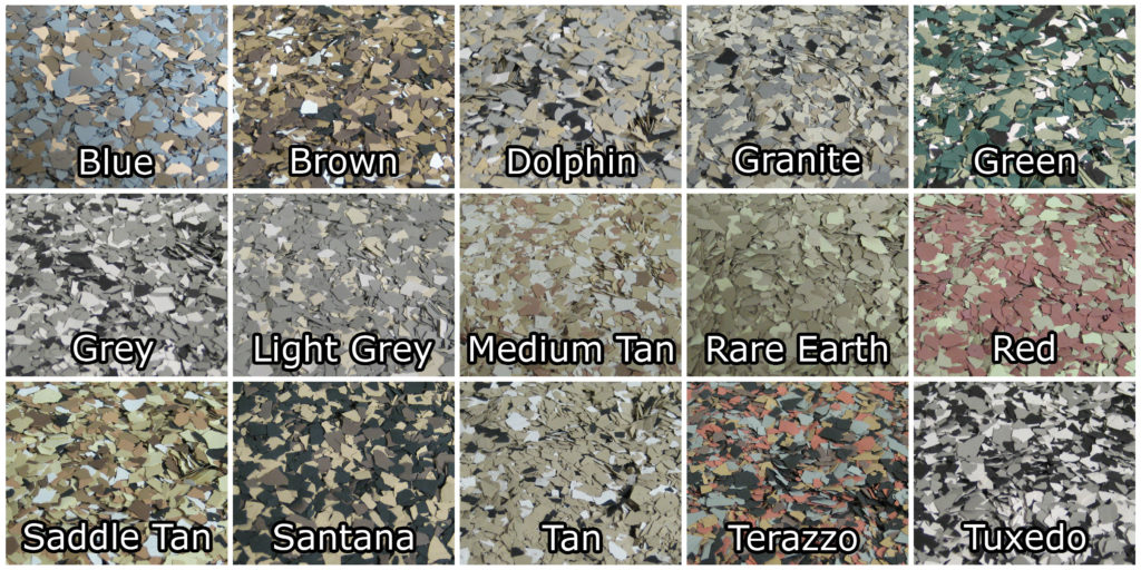 flake-color-chart – 3G Concrete Solutions